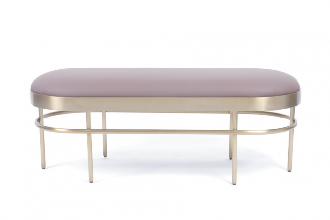 Nordic Light Luxury Leisure Bench ที่นั่งเล่นที่สะดวกสบาย 1