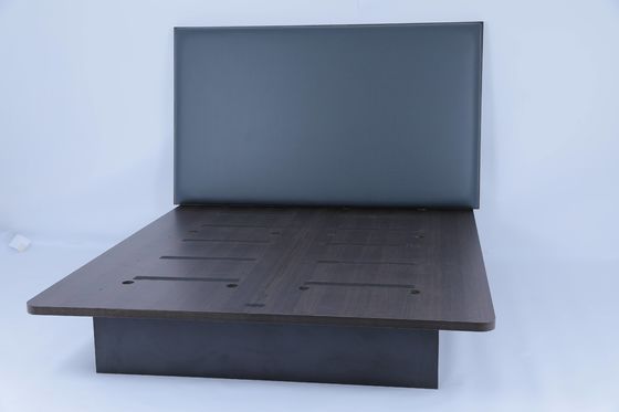 ซื้อ เตียงที่ทันสมัย With Vinyl Headboard โรงแรมบ้าน ห้องนอน เฟอร์นิเจอร์ชุด การผลิตออนไลน์