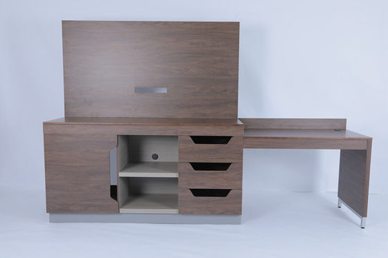 ซื้อ ห้องนอนที่ทันสมัย Custom ขยายแผ่นทีวีเส้นตรงและตู้โต๊ะสําหรับโรงแรมฮิลตัน การผลิตออนไลน์