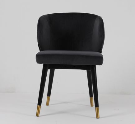 ราคาดี Black Velvet Fabric Furniture Dining Room Chairs Luxury ออนไลน์