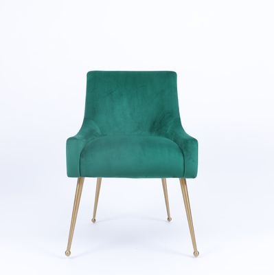 ราคาดี Metal Golden And Green Fabric Living Room Leisure Chair Commercial ออนไลน์