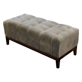 ราคาดี American Style Long Ottoman Storage Bench For Bedroom , Dark Brown Wood Finish ออนไลน์