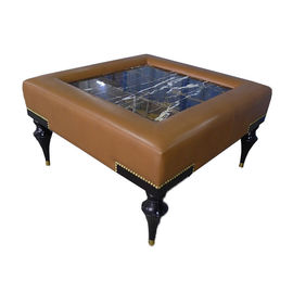 ราคาดี Upholstered Living Room Coffee Table Wooden Bedside Table Brass Color Earth - Friendly ออนไลน์