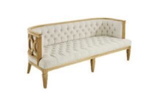 ราคาดี High End Classic Wood Frame Sofa , Living Room Fabric Sofas With High Density Foam ออนไลน์
