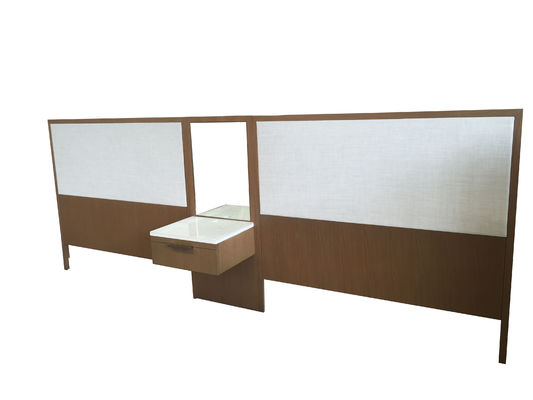ราคาดี Oak Wood Frame Hotel Style Headboards For Twin Beds With Night Stand ออนไลน์