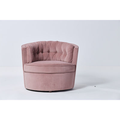 ราคาดี Luxury Comfortable Living Room Furniture Couches Pink Velvet Fabric With Solid Wood ออนไลน์