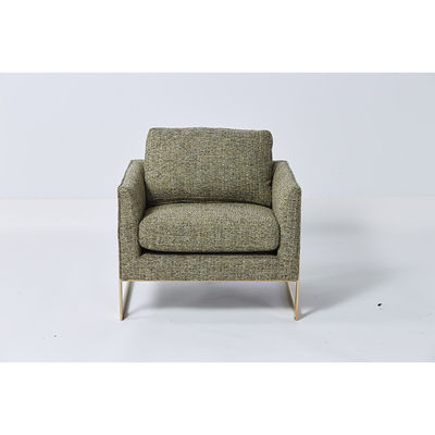 ราคาดี Fashion Living Room Couches Natural Linen Material Fabric Green With Metal Base ออนไลน์