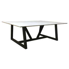 ราคาดี New Customized Stone Or Wood Top Black Stainless Steel  Living Room Coffee Table ออนไลน์