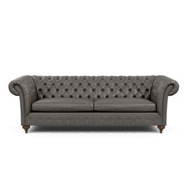 ราคาดี Upholstery Vintage Leather Living Room Sofa Chesterfield Chaise Lounge Sofa ออนไลน์