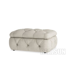ราคาดี Large Size Button Tufted Fabric Storage Bedroom Ottoman Bench For Shoes Change ออนไลน์