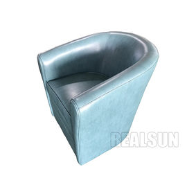 ราคาดี Living Room Furniture Modern design green French Style pu leather fabric single one seater sofa ออนไลน์