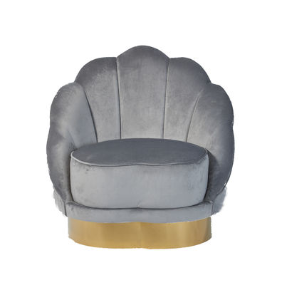 ราคาดี American Velvet Fabric Scallop Shell Shaped Living Room Sofa ออนไลน์
