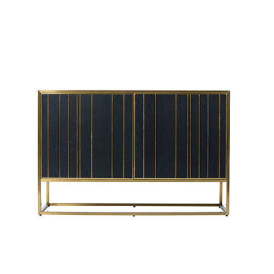 ราคาดี Modern Sideboard Cabinet Gold Stainless Steel 2 Door Bar Cabinet For Home Hotel ออนไลน์