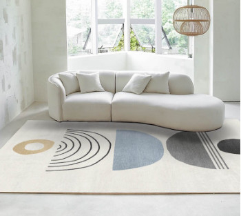 ราคาดี Soft Round Modern Couch Simple Sofa Minimalist Special Shaped Cashmere White Sofa Designs ออนไลน์