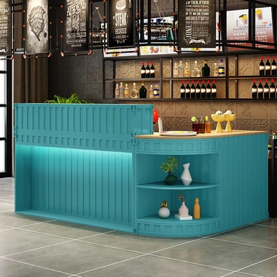 ราคาดี Iron Type Arc Modeling Modern Bar Counter Custom Made ออนไลน์