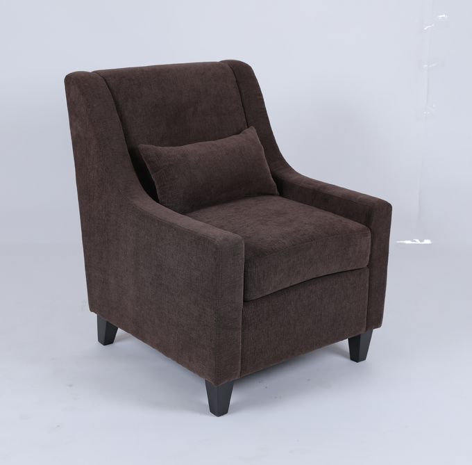 Living Room Single Armchair Sofa Wood Frame Modern Comfortable 1